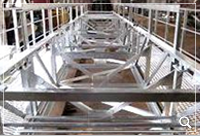 Frame for belt conveyor